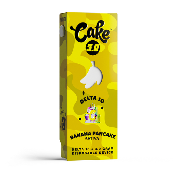 banana cake disposable vape cake delta 10 3.0 disposable – Cake Brand