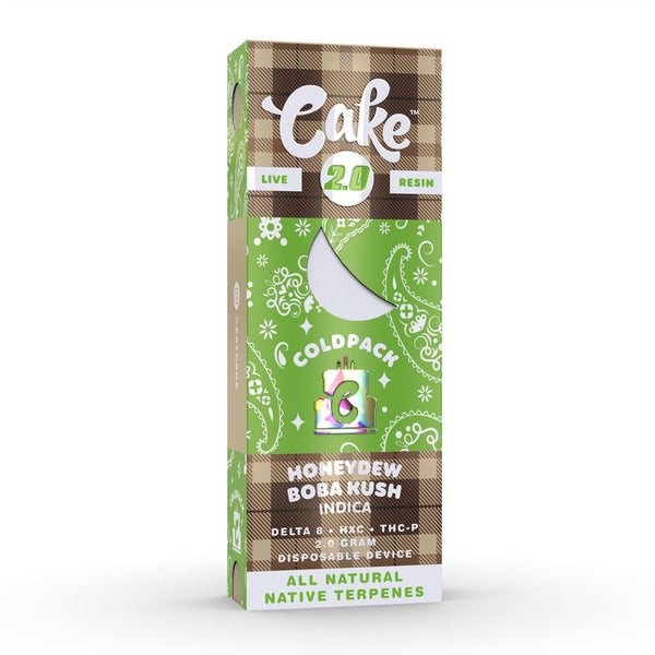 cake cold pack 2.0 live resin disposable